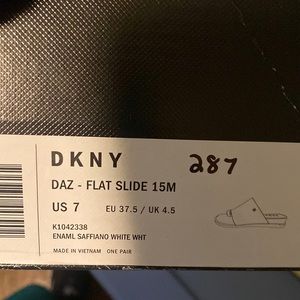 Dkny flat slide